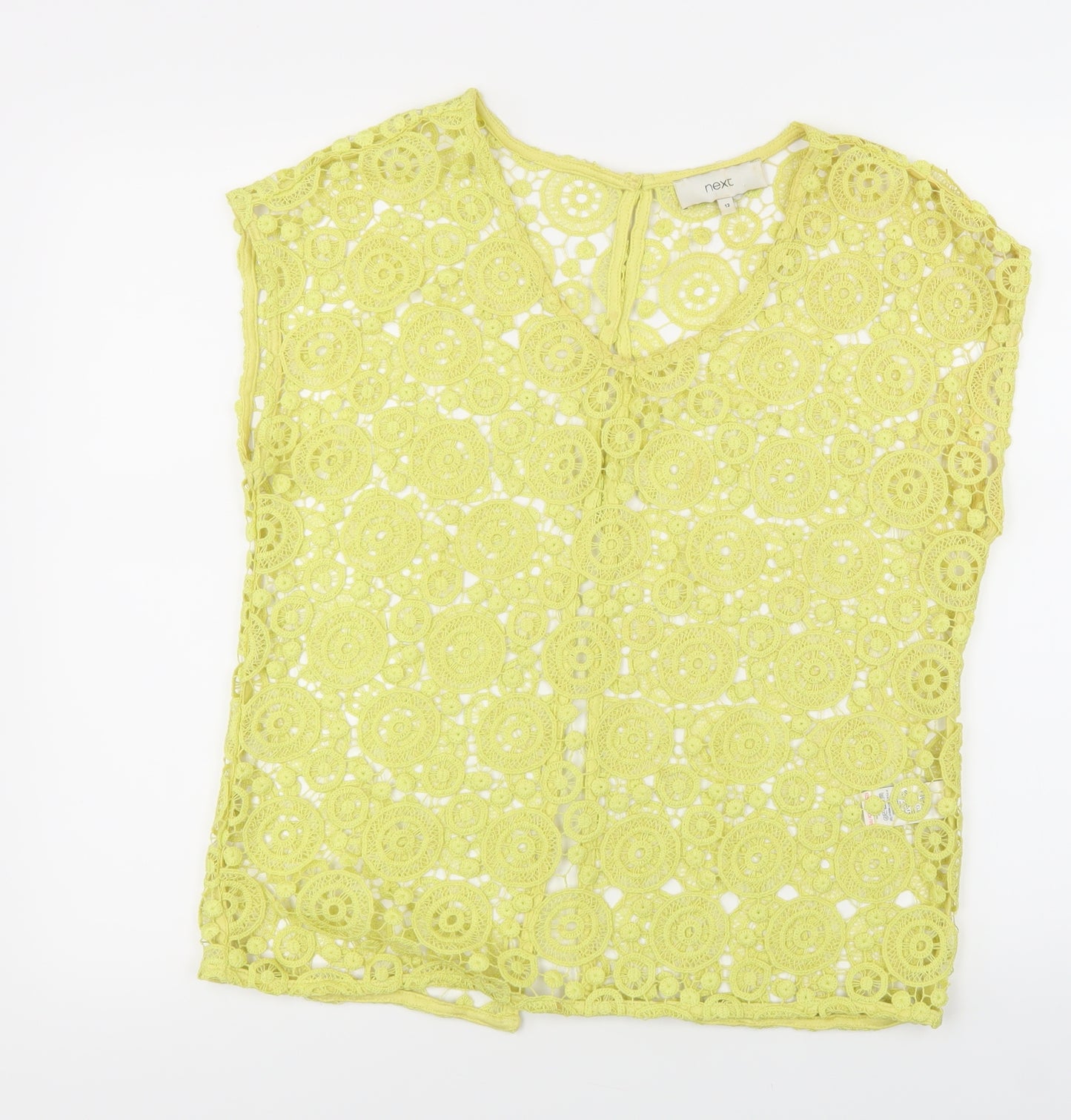 NEXT Womens Yellow   Basic Blouse Size 12