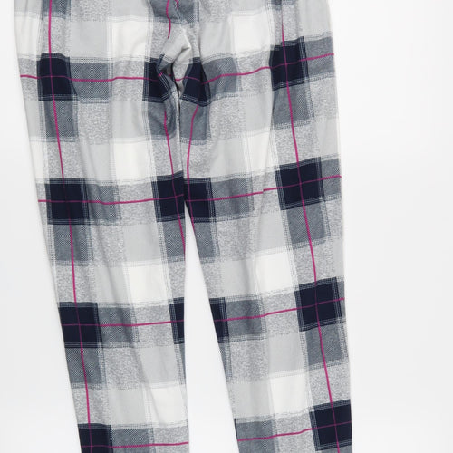 Preworn Womens Multicoloured Check  Jogger Leggings  L27 in