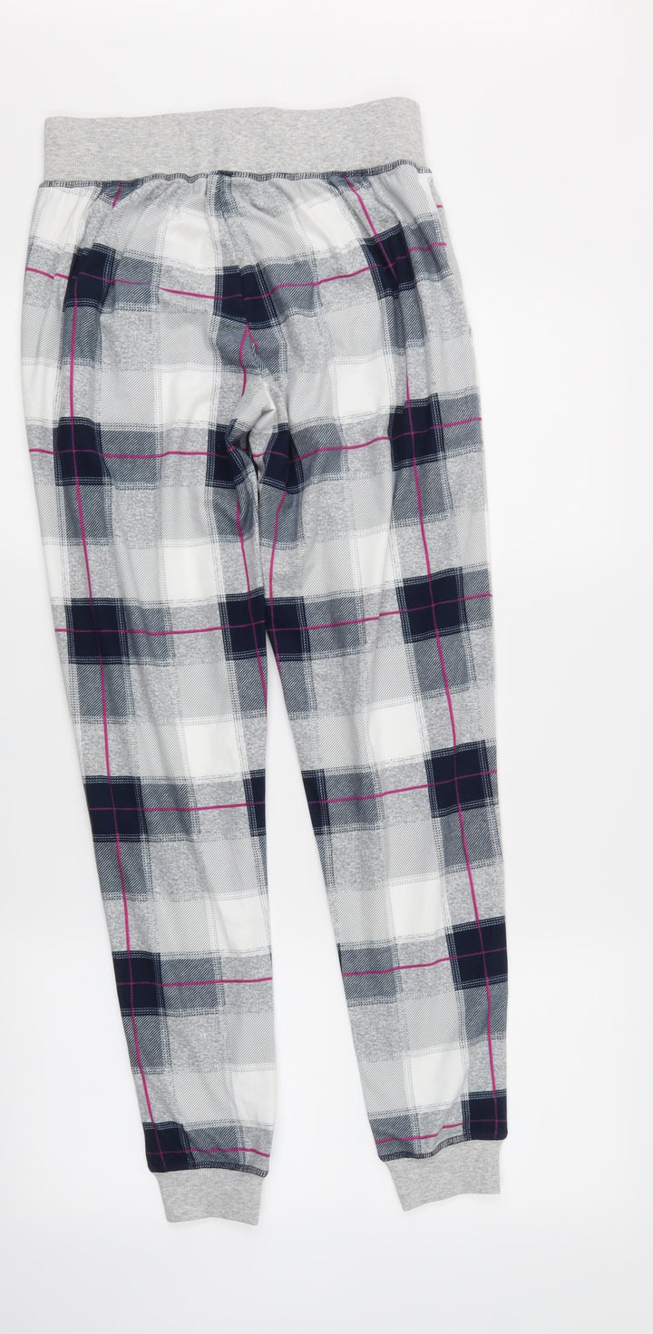 Preworn Womens Multicoloured Check Jogger Leggings L27 in