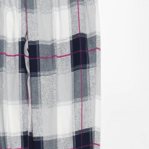 Preworn Womens Multicoloured Check  Jogger Leggings  L27 in
