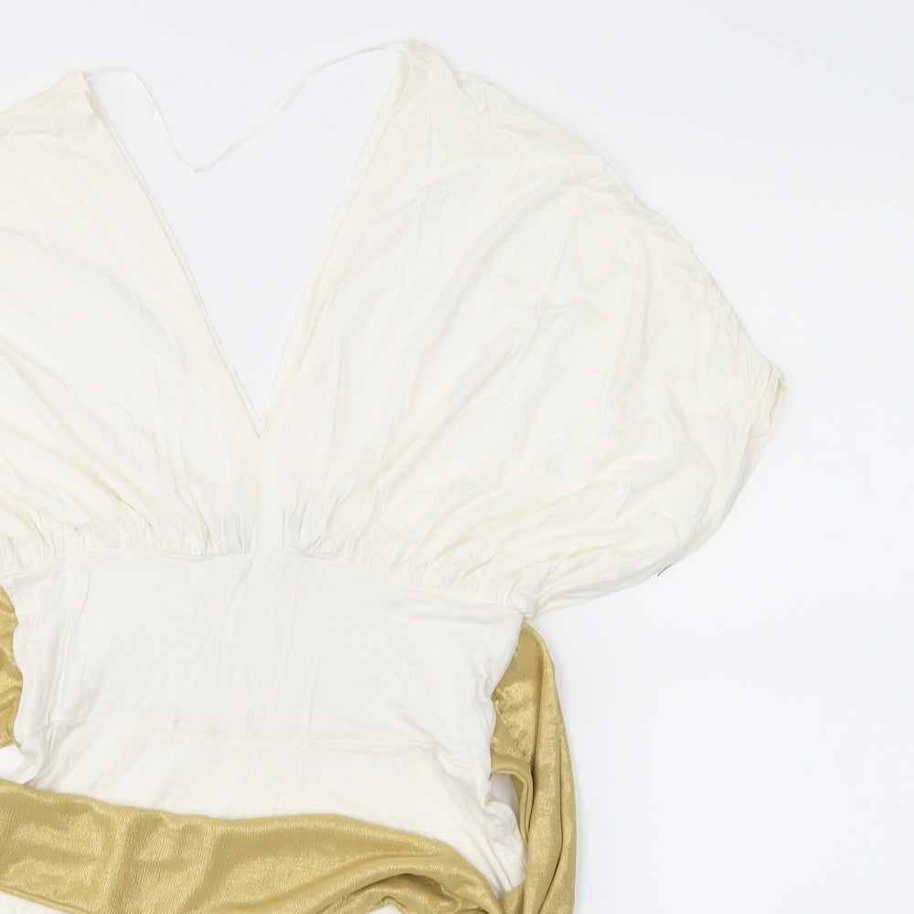 Rare Womens White   A-Line  Size 10