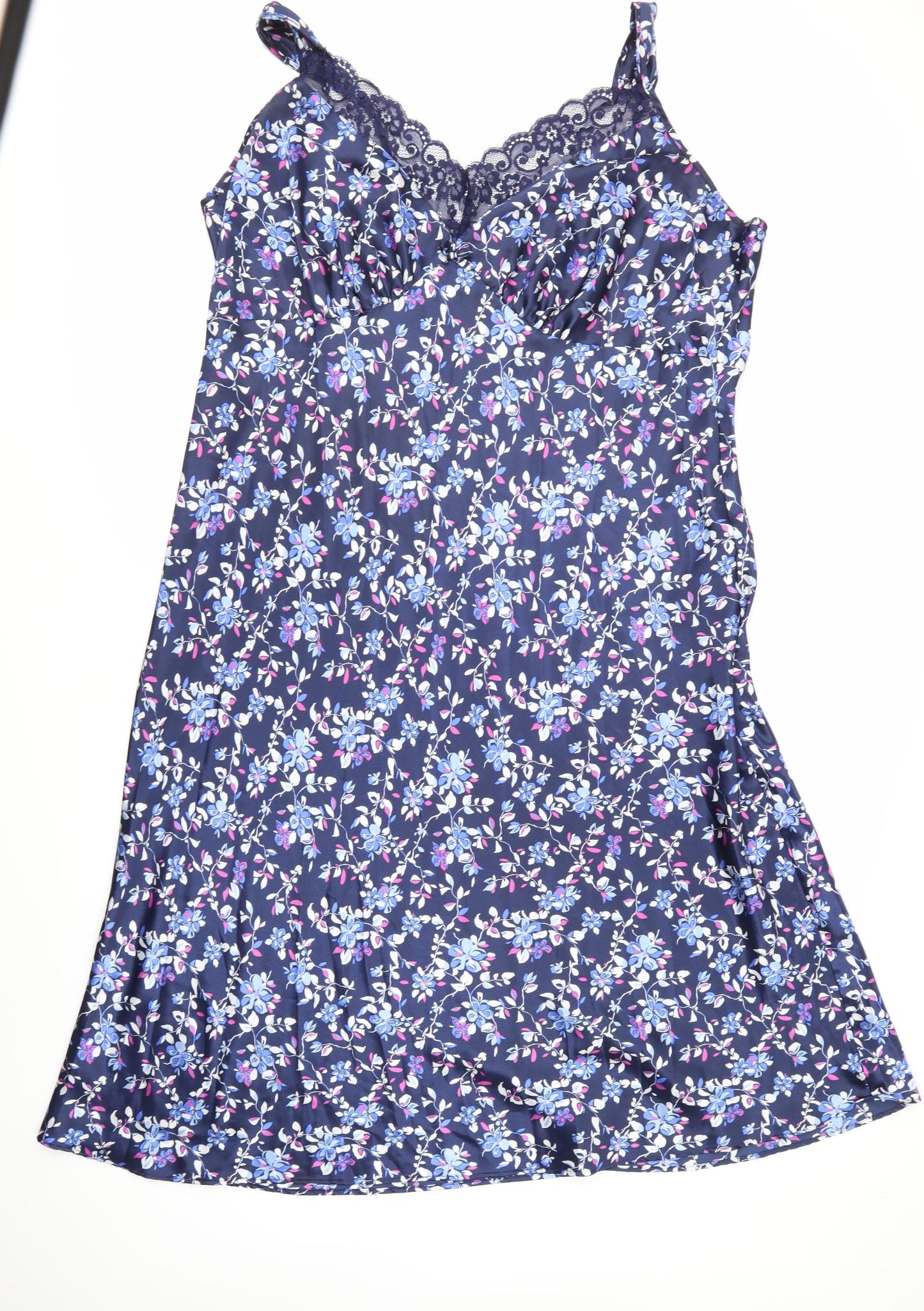 Indigo Sky Womens Multicoloured Floral  Chemise Dress Size 22