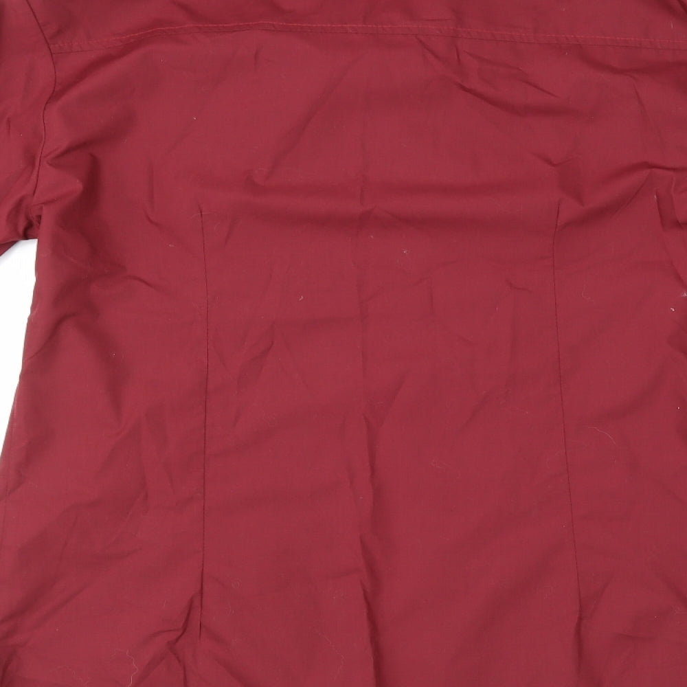 vska Mens Red    Dress Shirt Size L