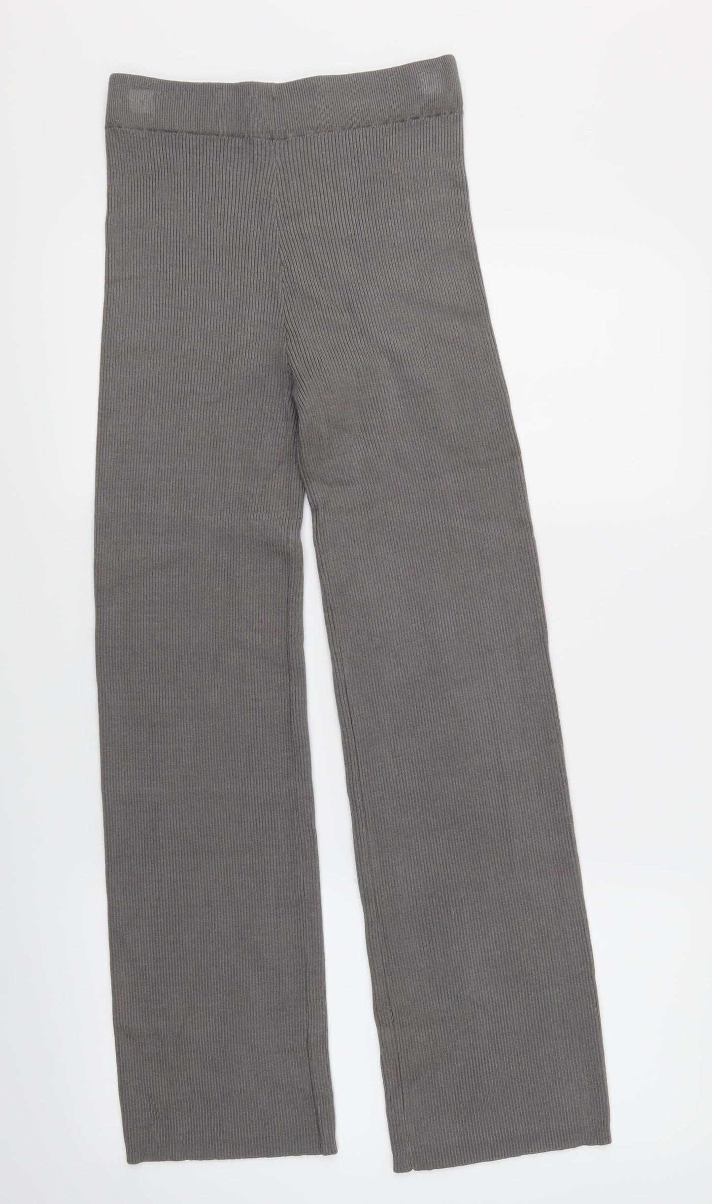 New Look Womens Grey   Trousers  Size M L28 in