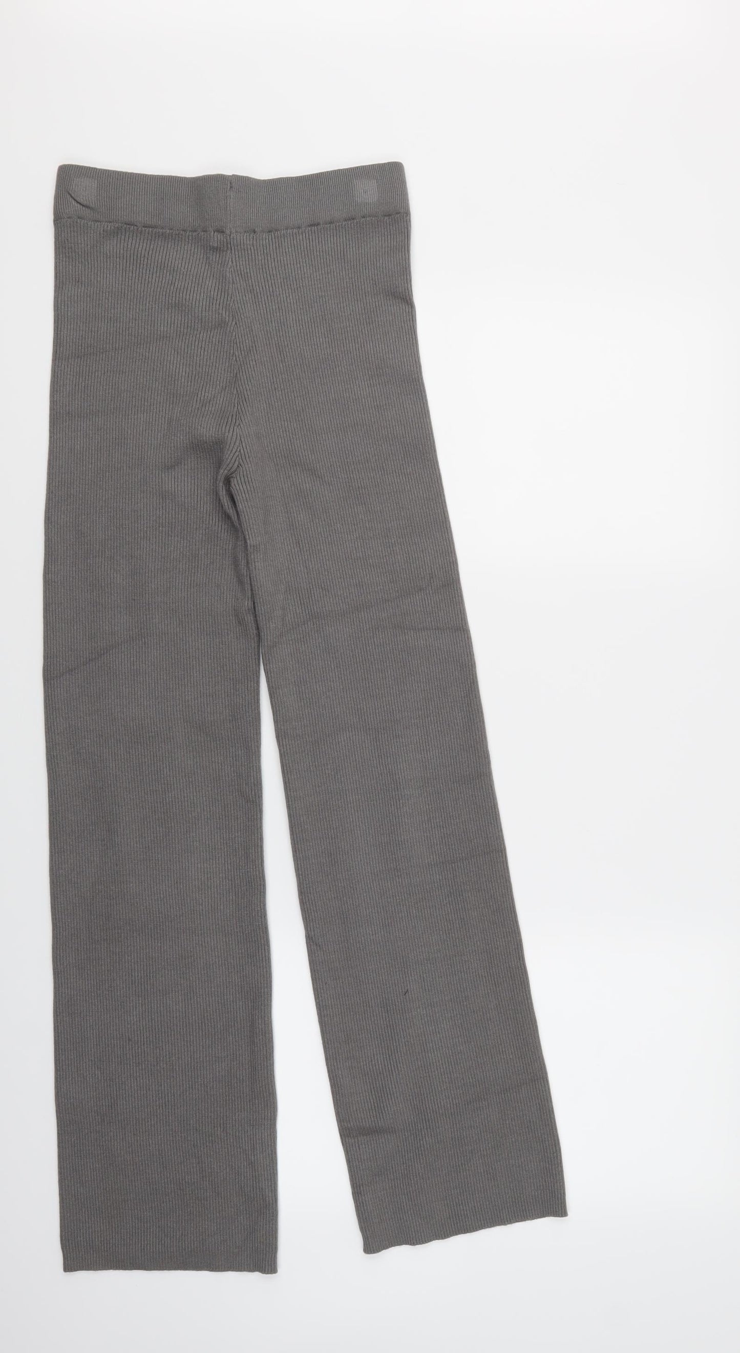 New Look Womens Grey   Trousers  Size M L28 in