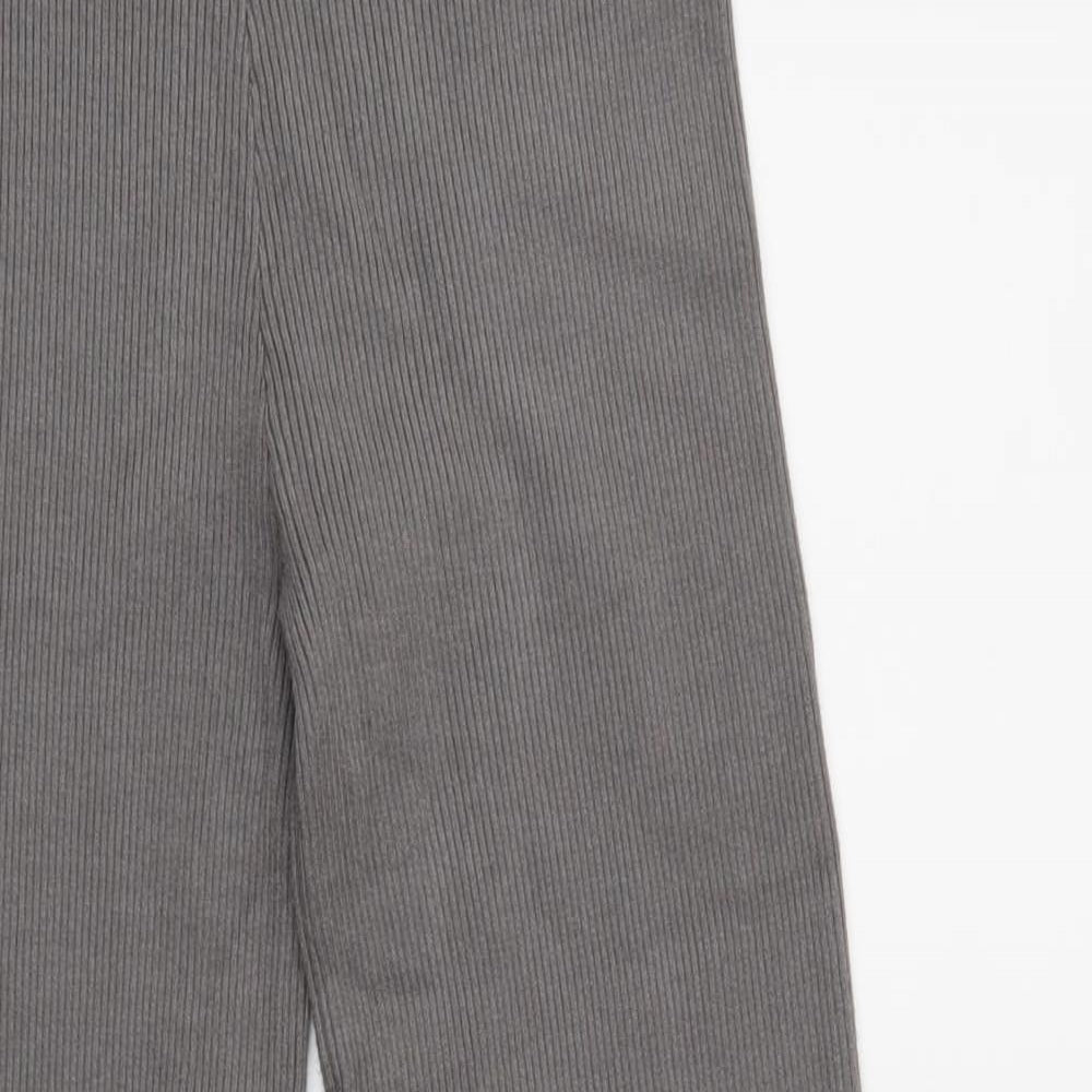 New Look Womens Grey   Trousers  Size M L28 in