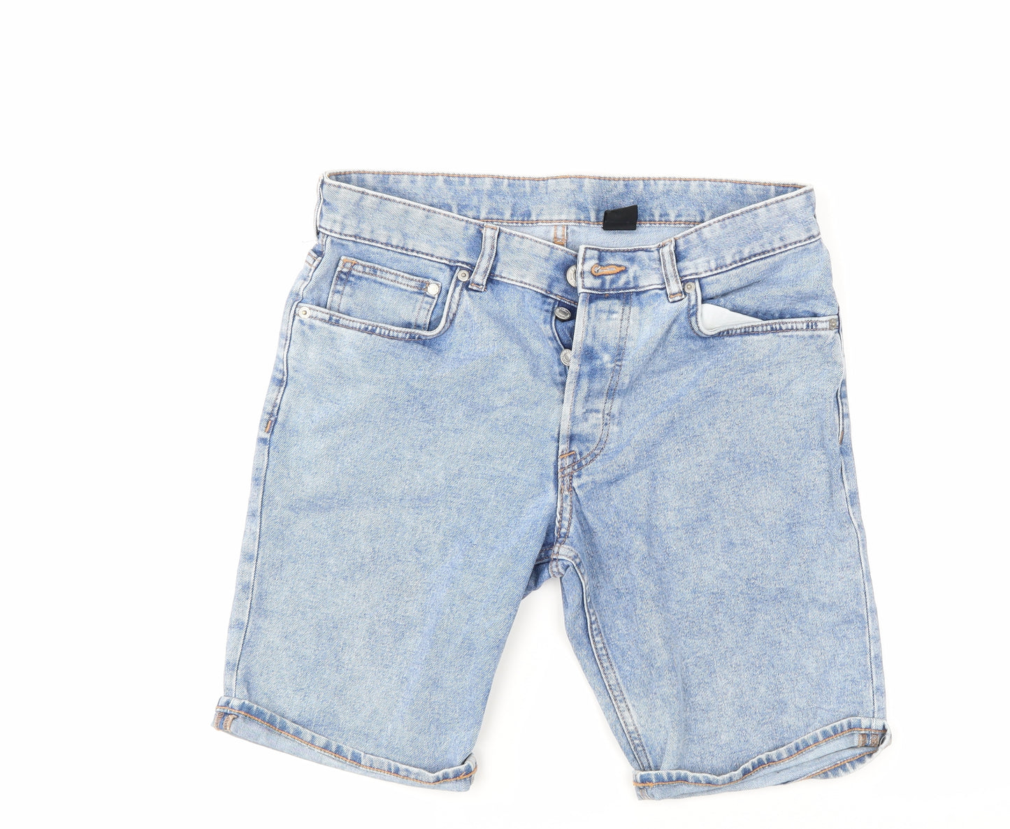 Preworn Mens Blue   Cargo Shorts Size 34