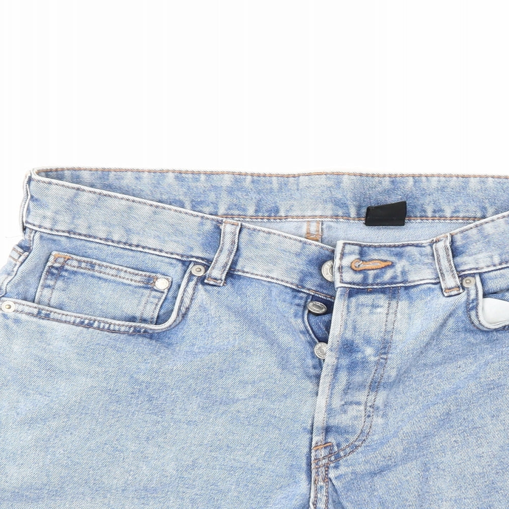 Preworn Mens Blue   Cargo Shorts Size 34
