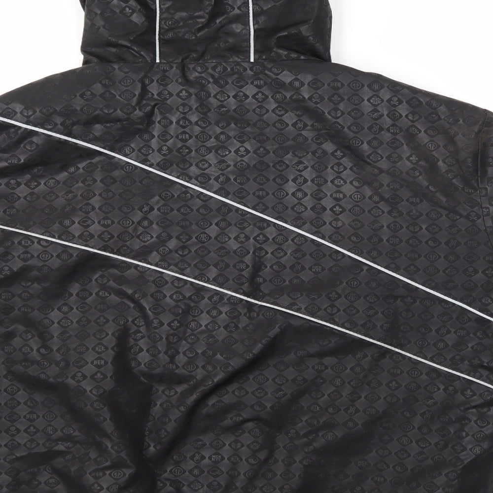 McKenzie Mens Black Geometric  Jacket  Size XL