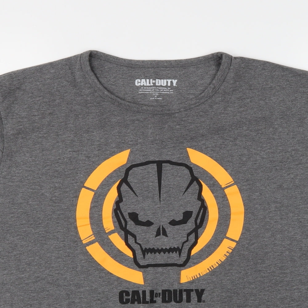 Call of Duty Mens Grey    T-Shirt Size M