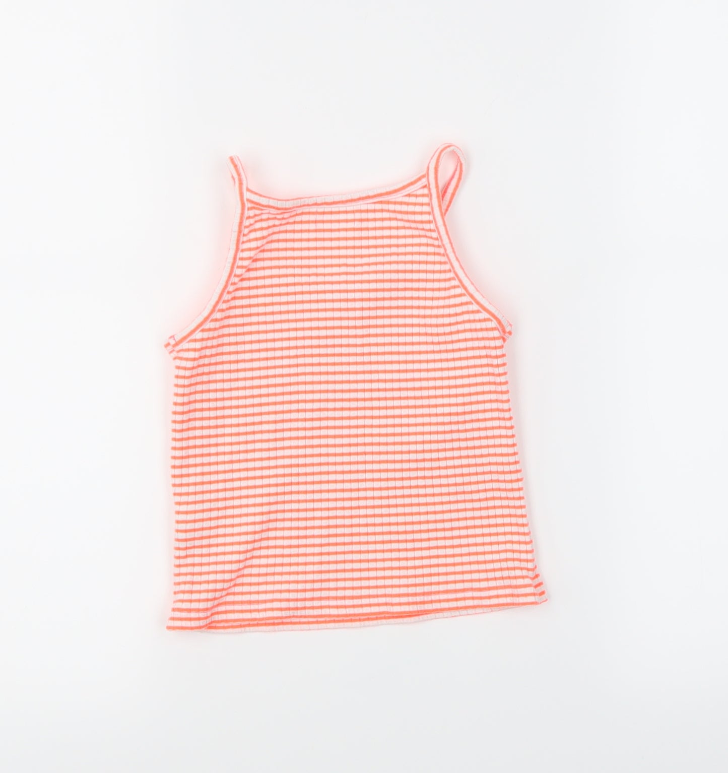 NEXT Girls Multicoloured Striped  Basic Tank Size 7 Years