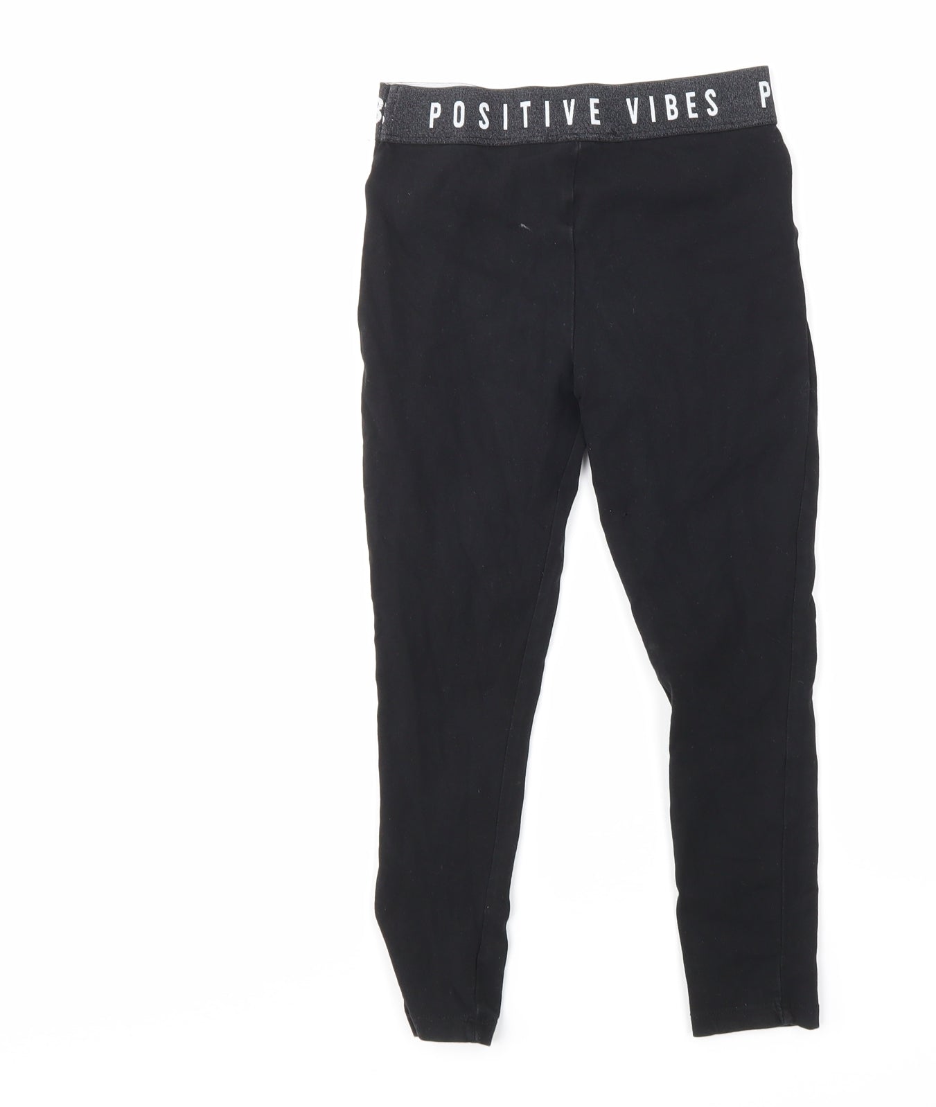 Primark Girls Black   Jogger Trousers Size 7-8 Years
