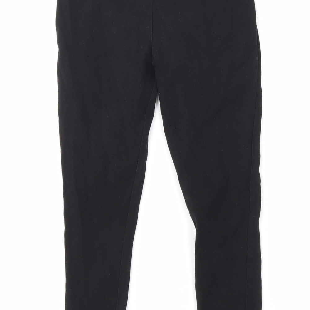 Primark Girls Black   Jogger Trousers Size 7-8 Years