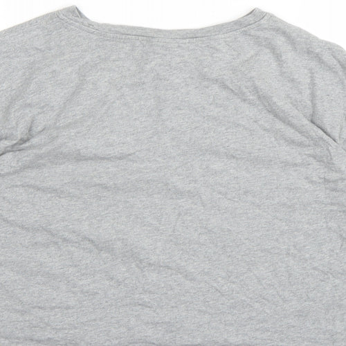 Champion Womens Grey   Cropped T-Shirt Size M