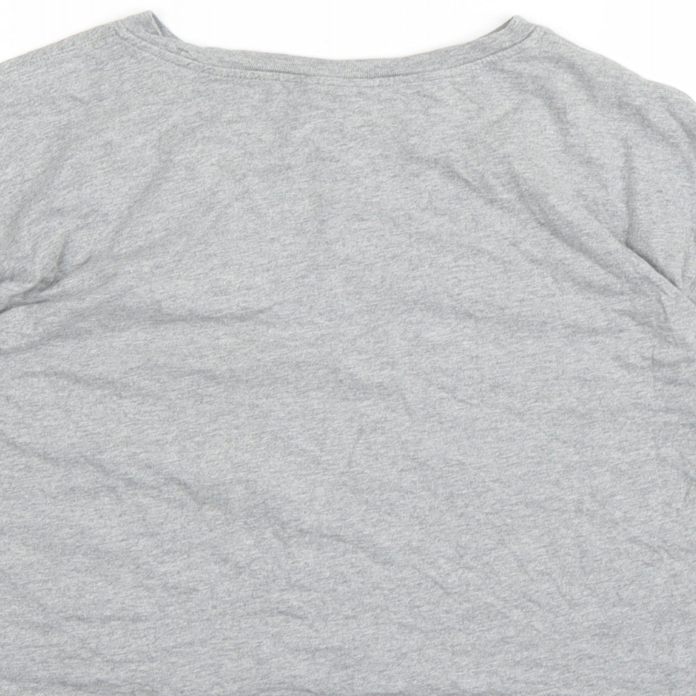Champion Womens Grey   Cropped T-Shirt Size M