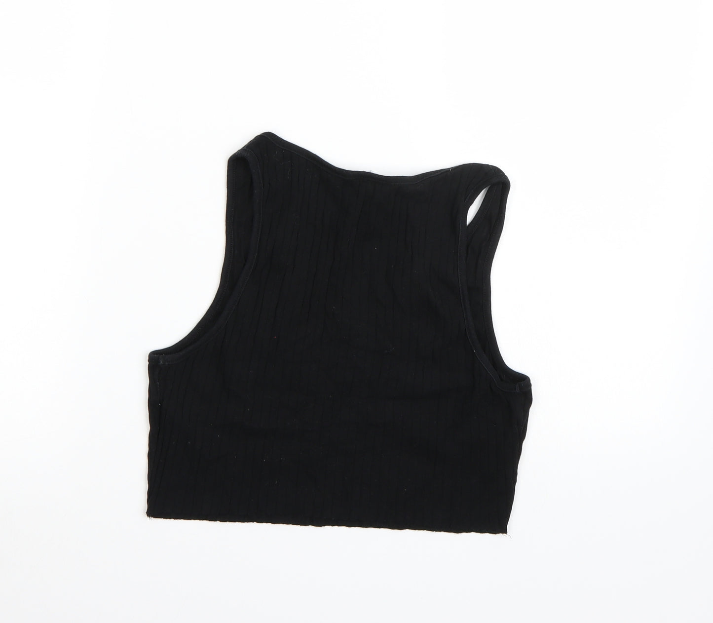 Topshop Womens Black   Cropped Tank Size 10