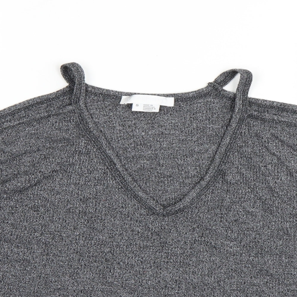 Cooperative Womens Grey  Knit Pullover Jumper Size S