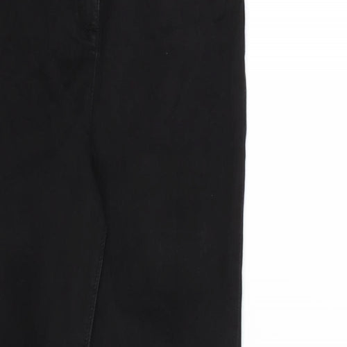 Papaya Womens Black  Denim Skinny Jeans Size 12 L26 in