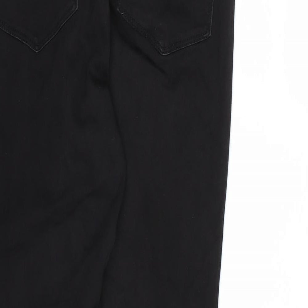 Papaya Womens Black  Denim Skinny Jeans Size 12 L26 in