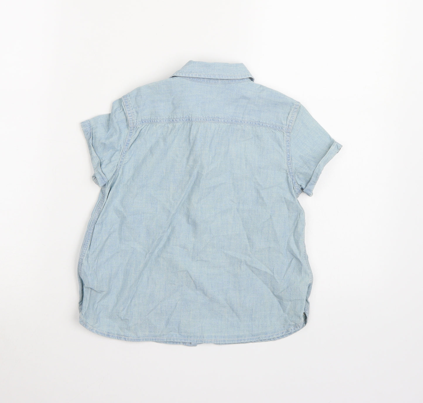 Polo Ralph Lauren Boys Blue  Denim Basic Button-Up Size 6 Years