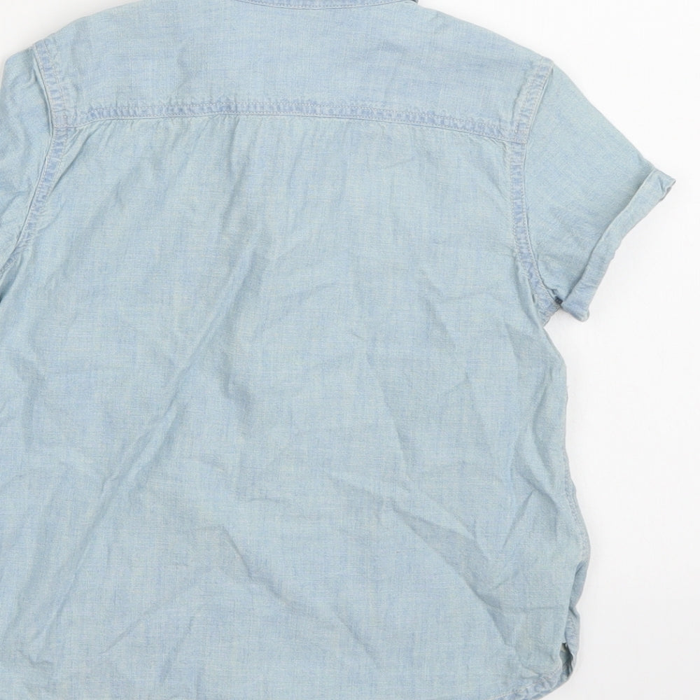 Polo Ralph Lauren Boys Blue  Denim Basic Button-Up Size 6 Years