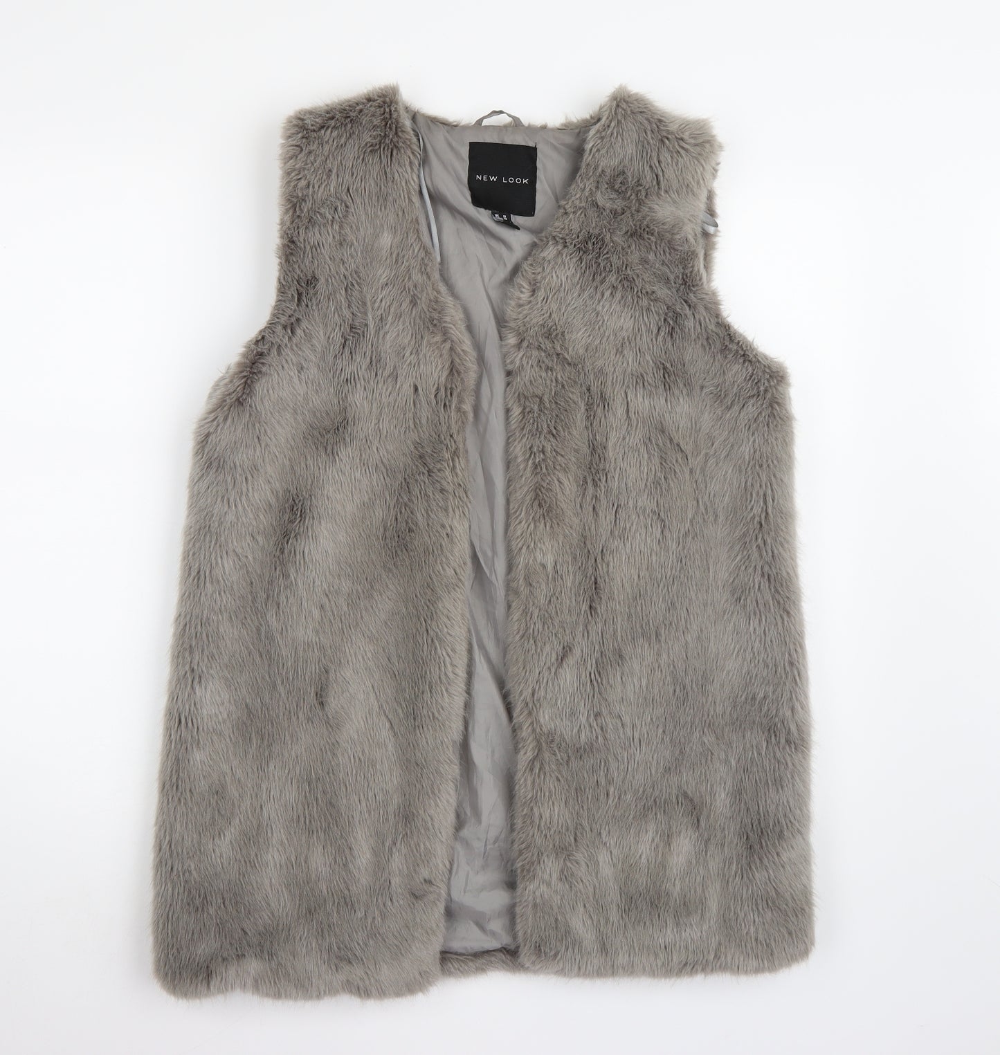 New Look Womens Grey   Jacket Coatigan Size 10