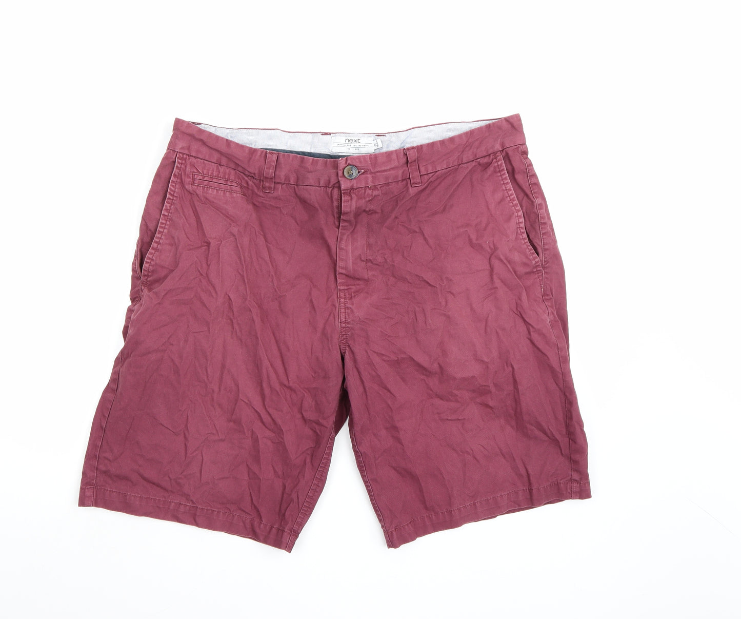 NEXT Mens Purple   Chino Shorts