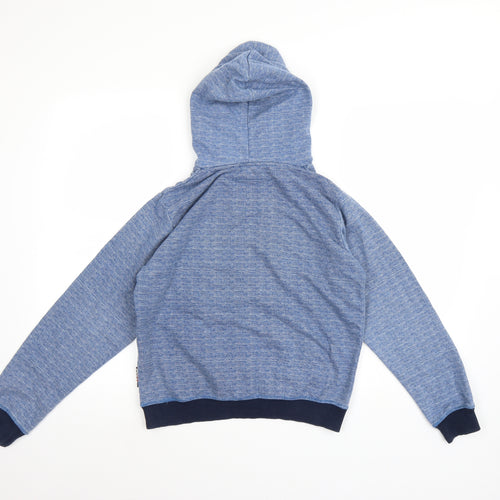 Lee Cooper Boys Blue Striped  Pullover Hoodie Size 13 Years