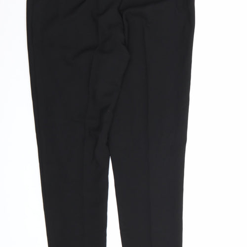 George Womens Black  Rayon Dress Pants Trousers Size 12 L28 in
