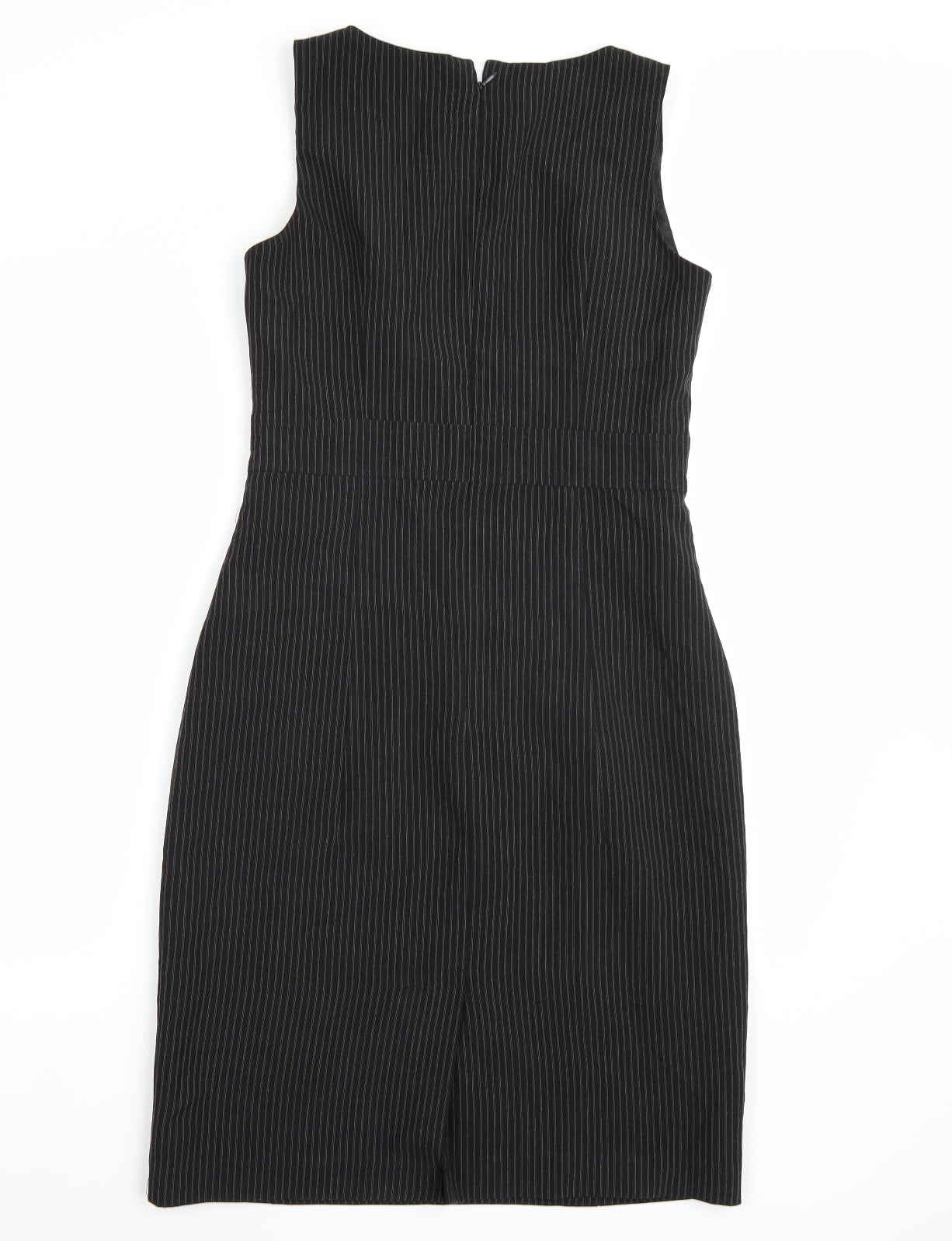 Papaya Womens Black Striped Rayon A-Line  Size 12