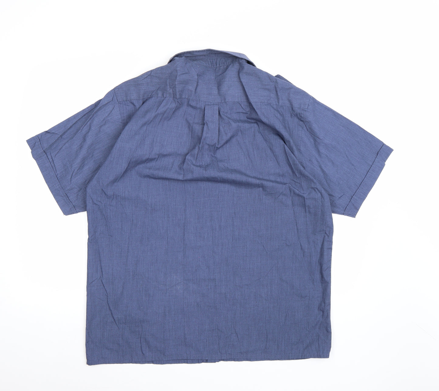 Easy Mens Blue    Button-Up Size L