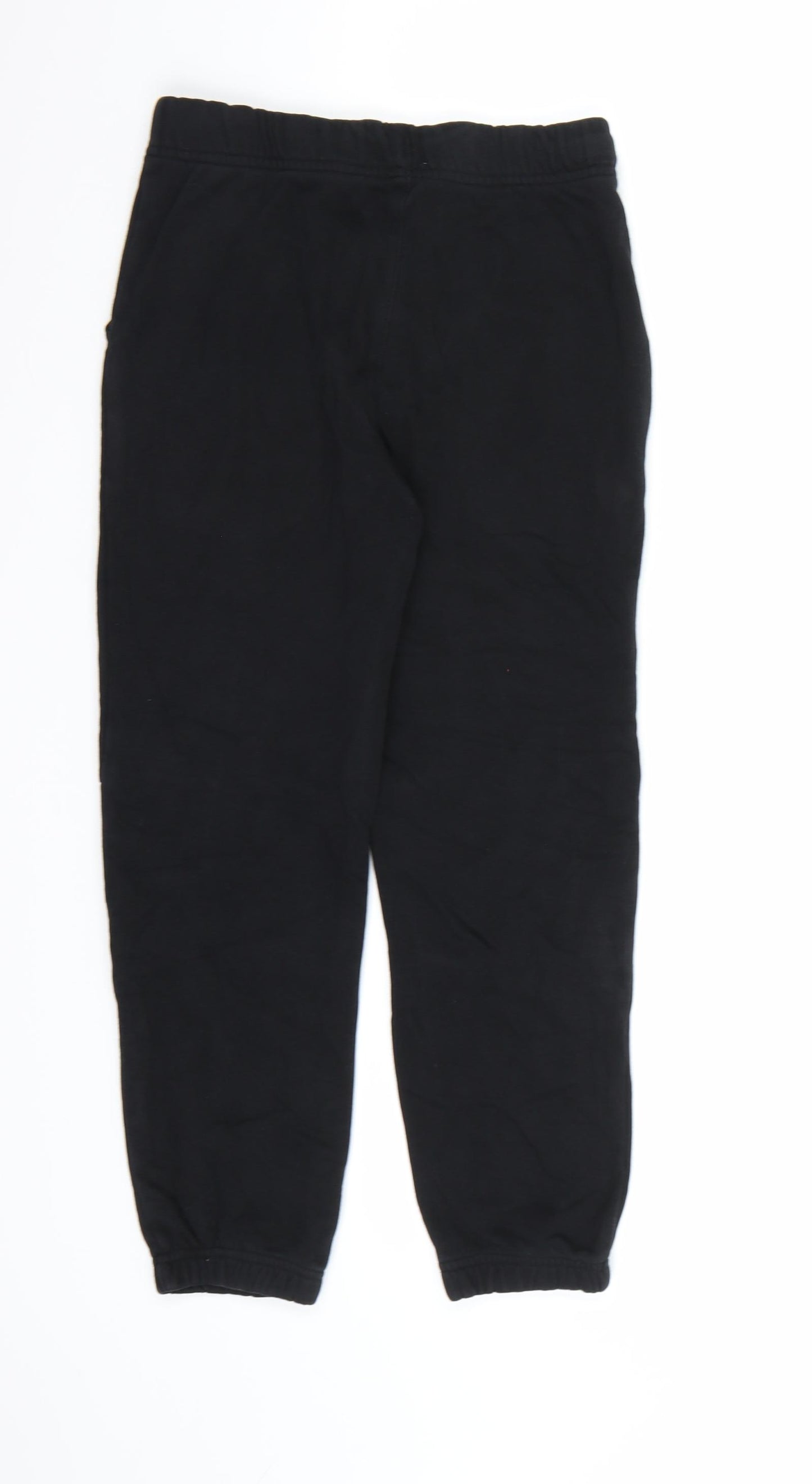 George Boys Black  Jersey Jogger Trousers Size 7-8 Years