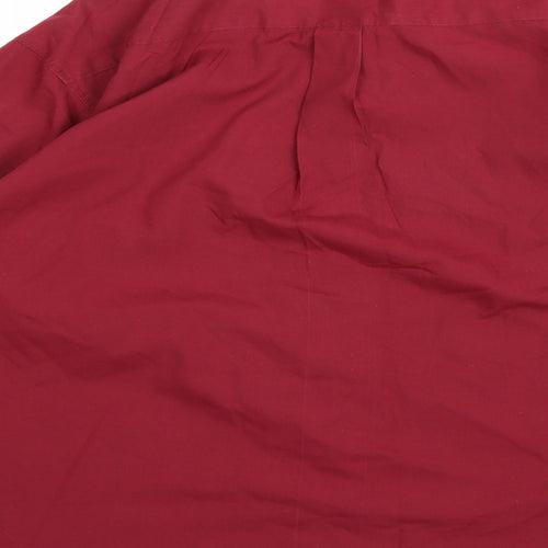 CITY CLASSIC Mens Red    Button-Up Size 16