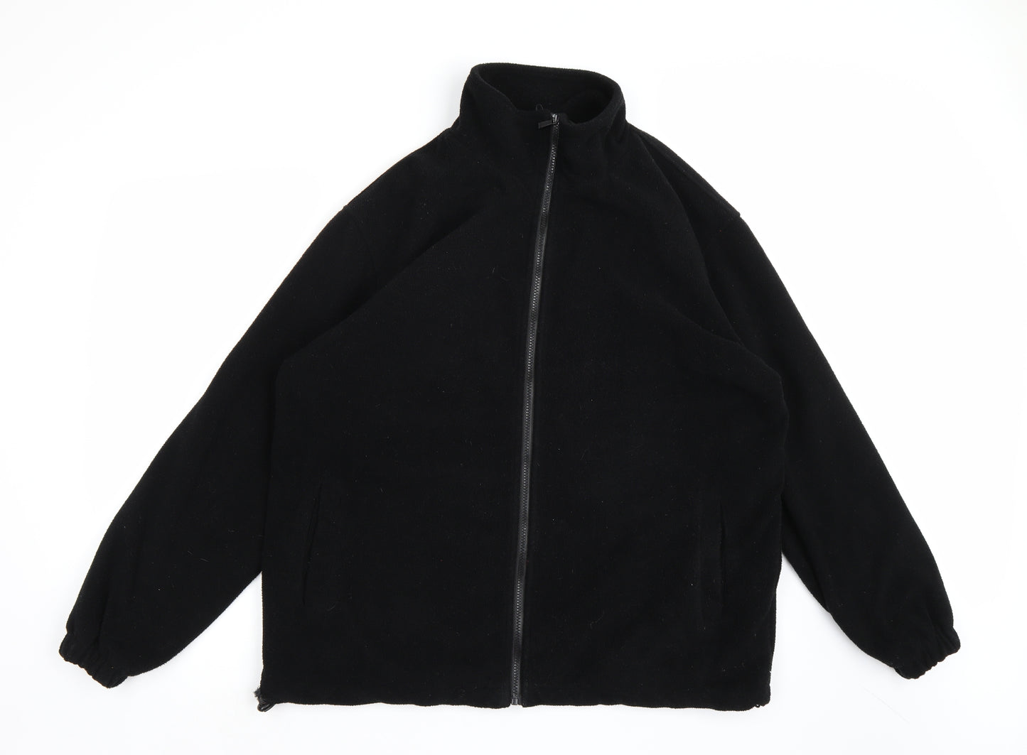 JBC Collection Mens Black  Fleece Jacket  Size L