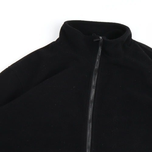 JBC Collection Mens Black  Fleece Jacket  Size L