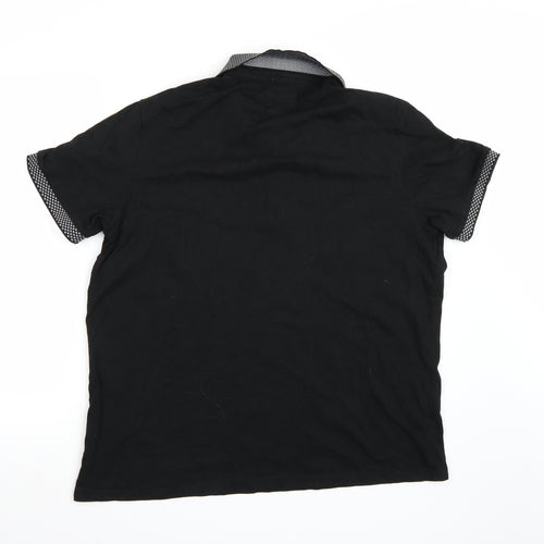 Burton London  Mens Black    Polo Size XL