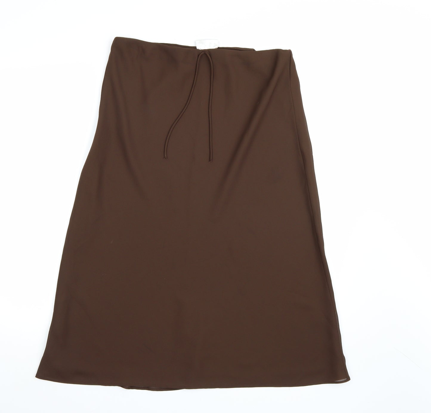 Bonmarché Womens Brown  Chiffon A-Line Skirt Size 14