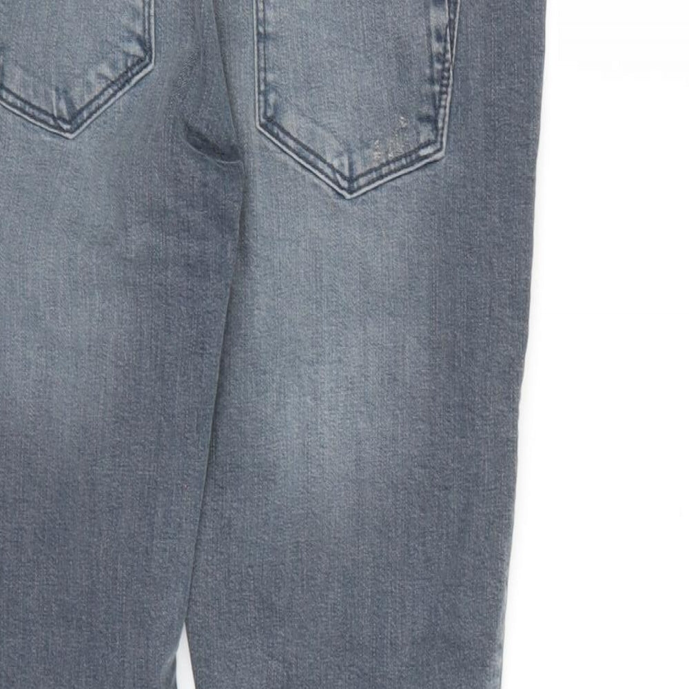 Pull&Bear Mens Blue  Denim Skinny Jeans Size S L28 in