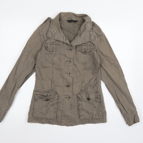 Dorothy Perkins Womens Green  Denim Jacket  Size 8