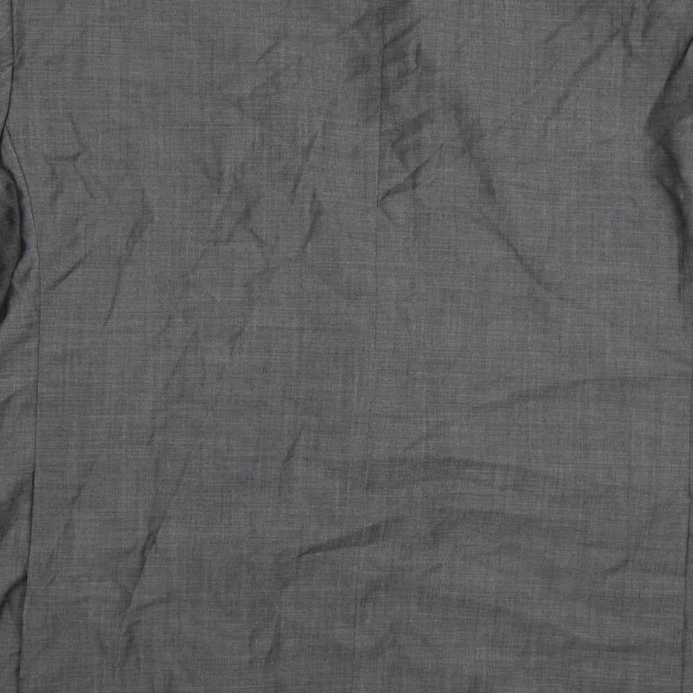 Marks and Spencer Mens Grey  Rayon Jacket Suit Jacket Size 48