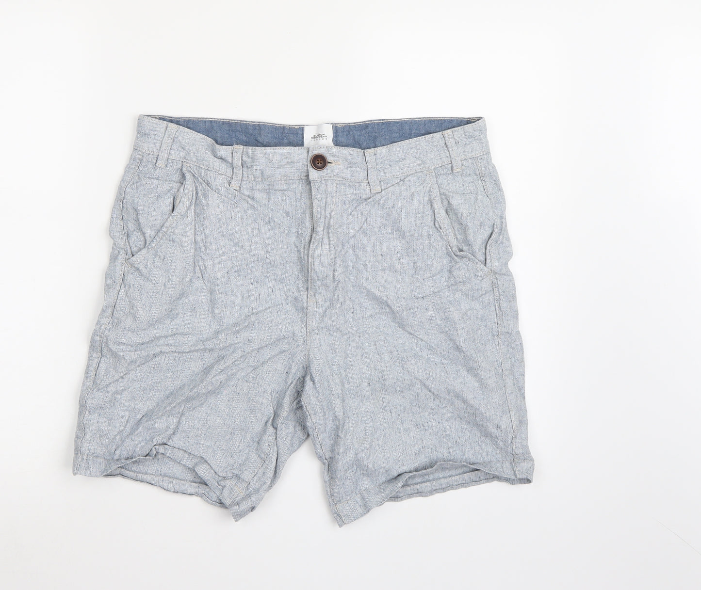 Burton London  Mens Blue   Chino Shorts