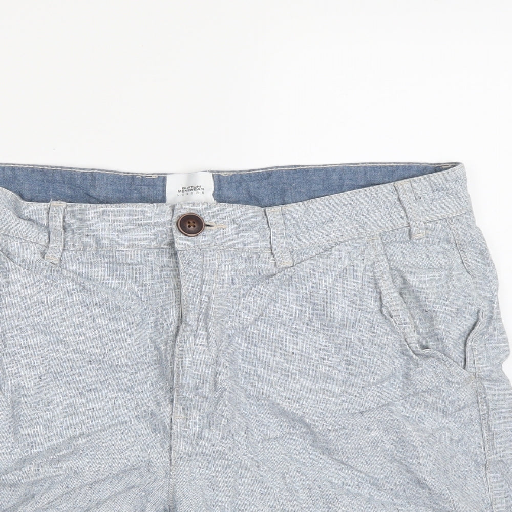 Burton London  Mens Blue   Chino Shorts