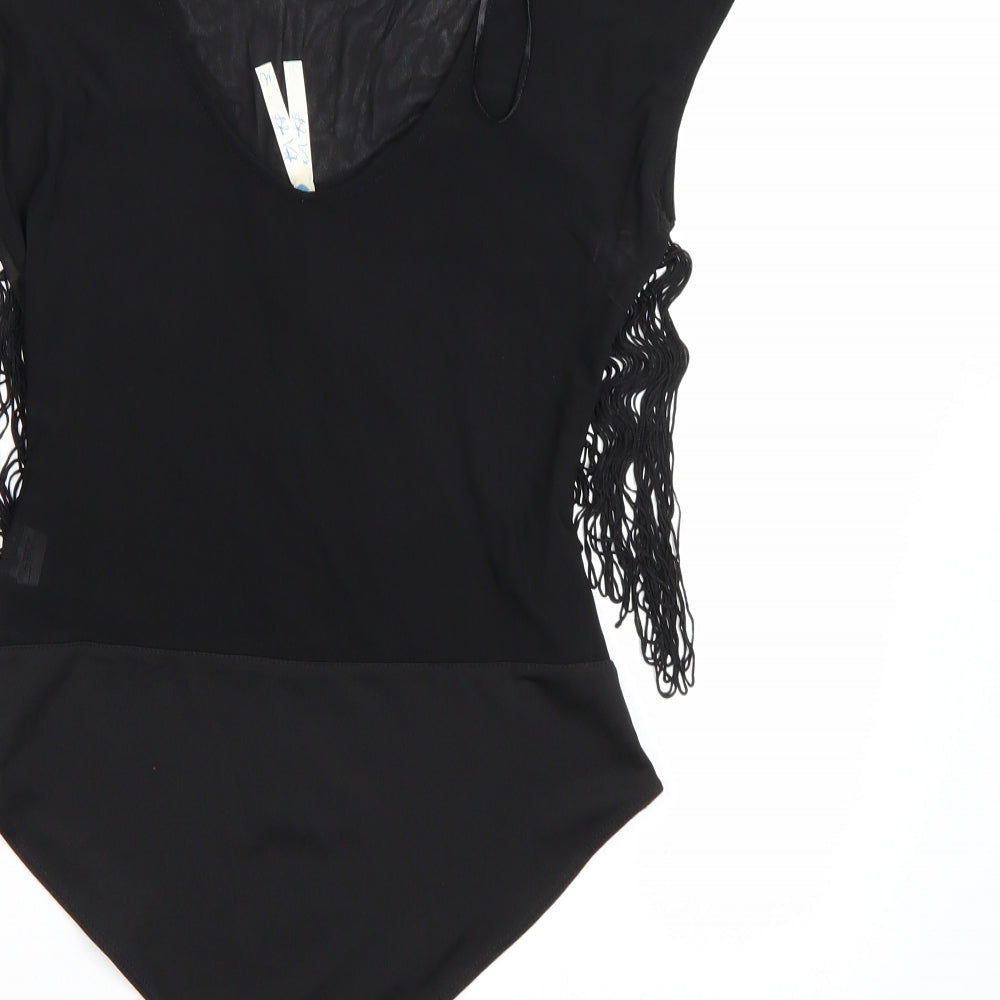 Blue vanilla Womens Black   Bodysuit One-Piece Size M