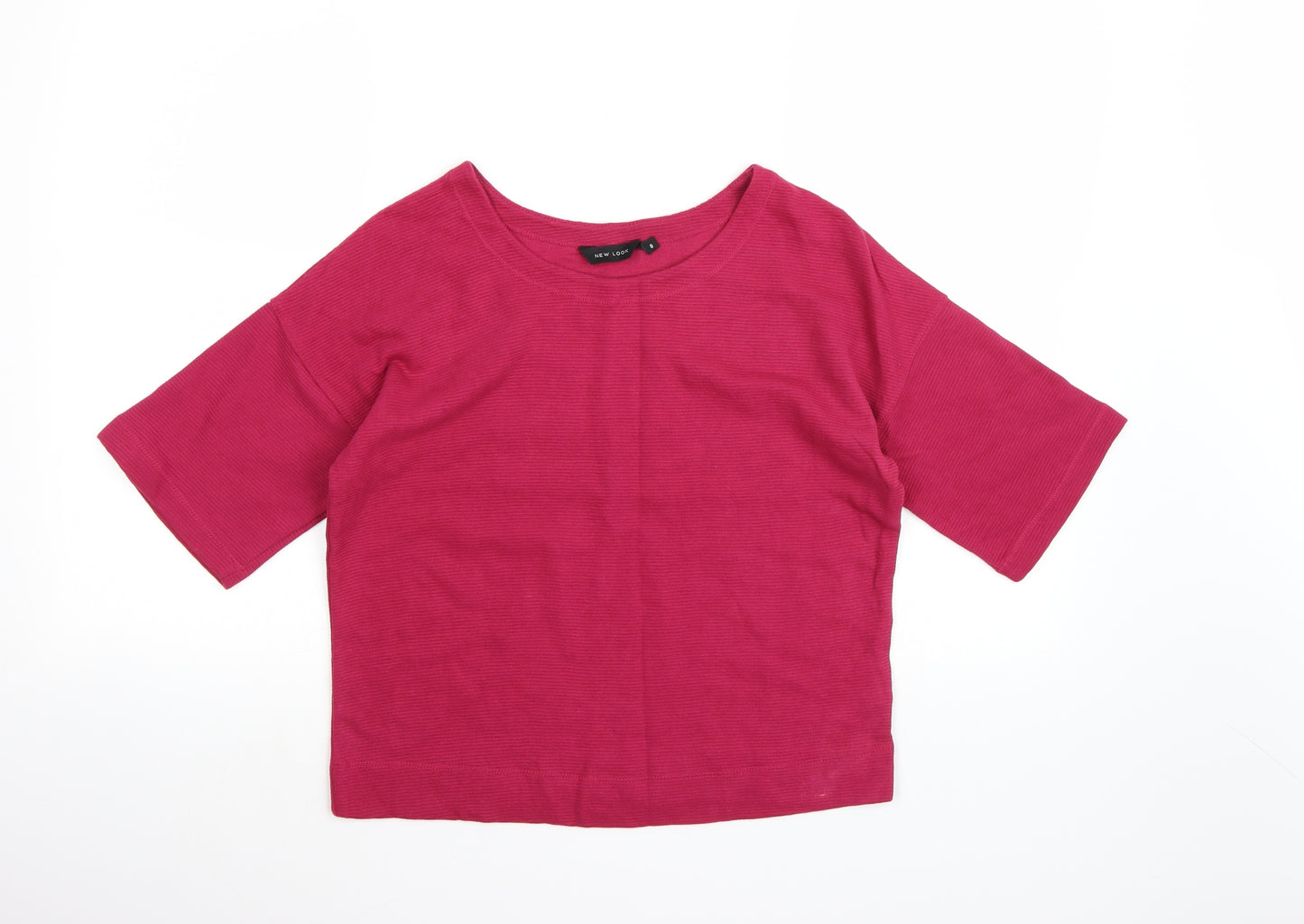 New Look Womens Pink   Basic T-Shirt Size 8