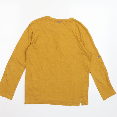 ZARA Boys Boys Yellow   Basic T-Shirt Size 11-12 Years