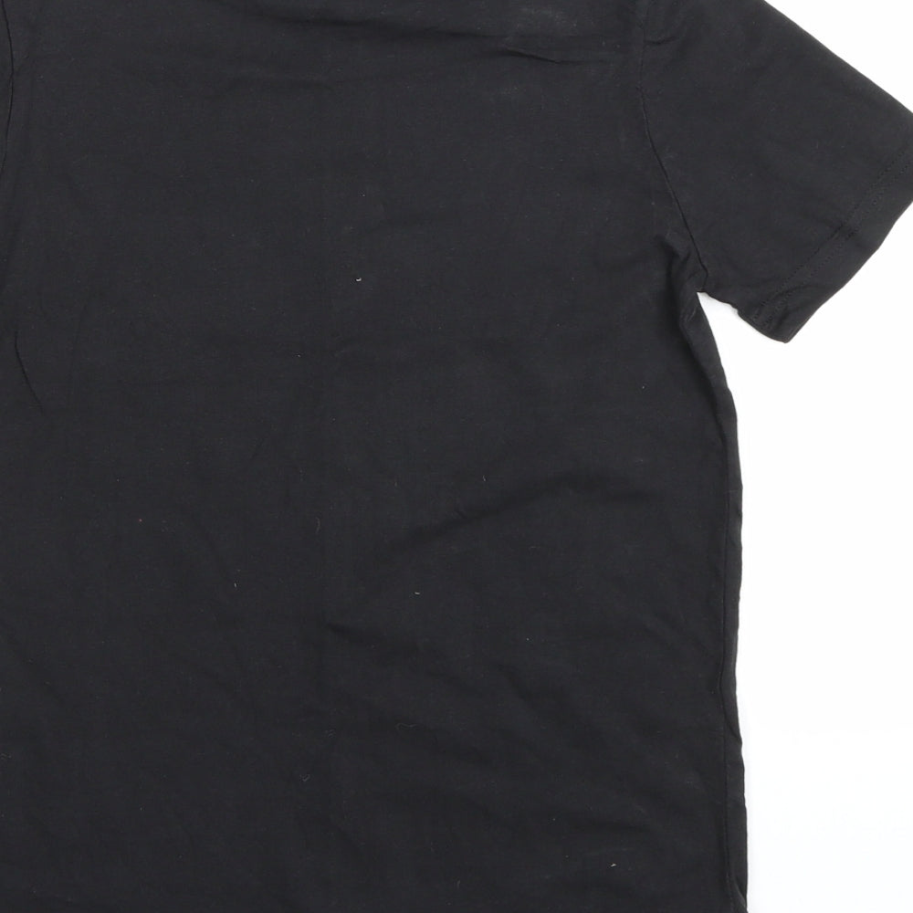 TU Boys Black   Basic T-Shirt Size 10 Years