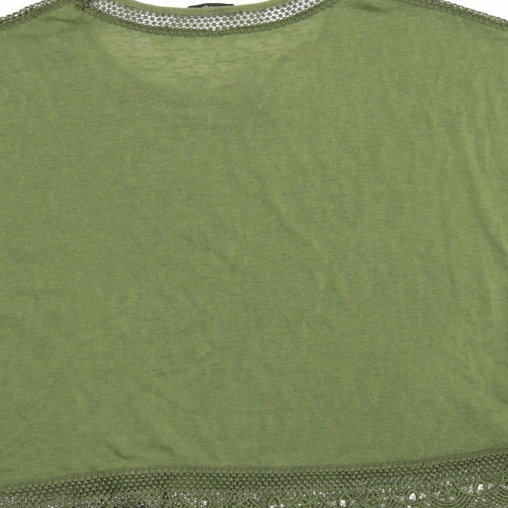 George Womens Green   Basic T-Shirt Size 18