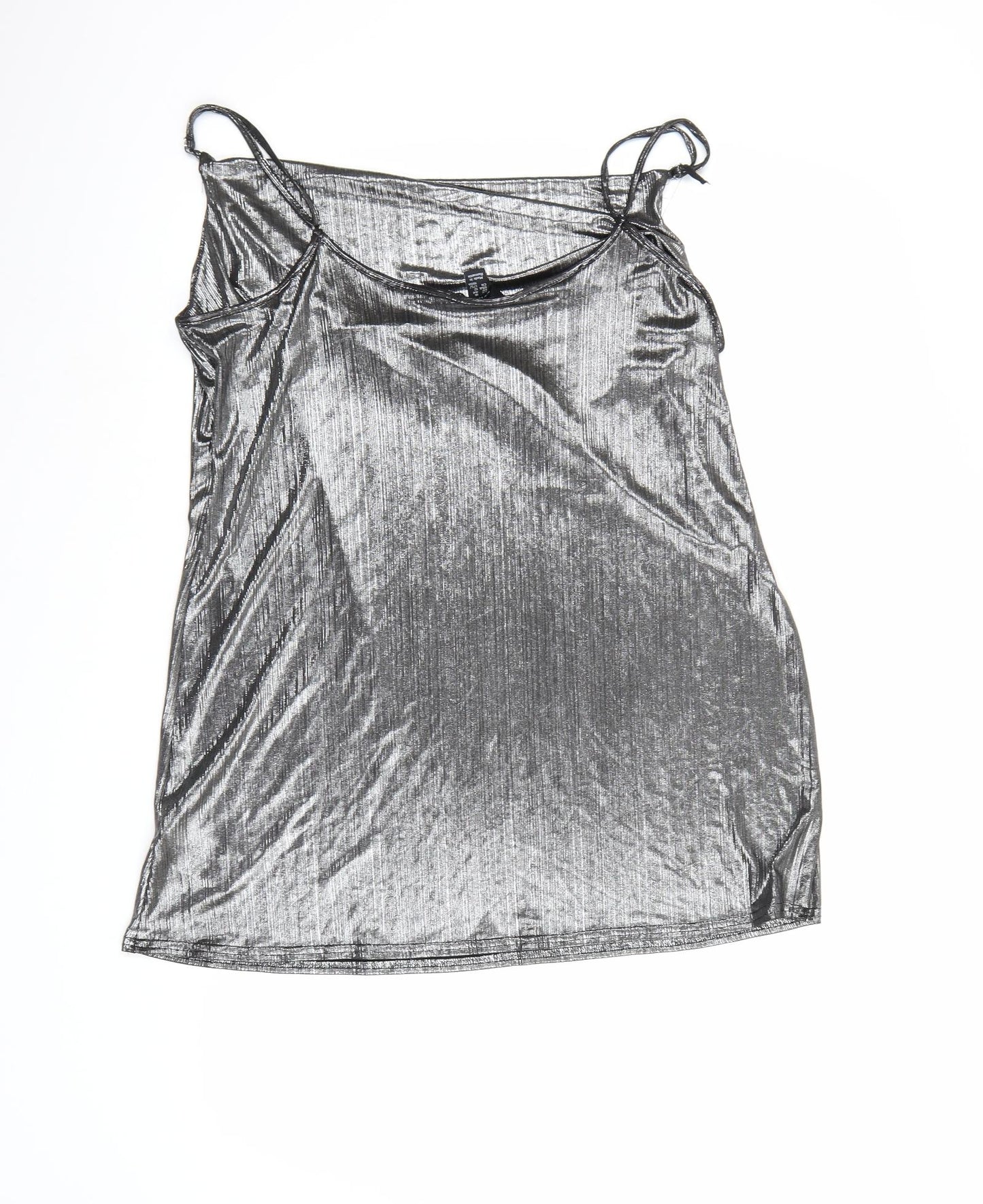 New Look Womens Silver   Camisole Tank Size 16