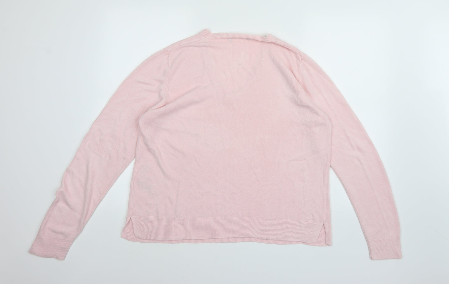 Marks and Spencer Womens Pink  Knit Pullover Jumper Size 18