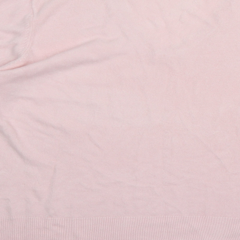 Marks and Spencer Womens Pink  Knit Pullover Jumper Size 18